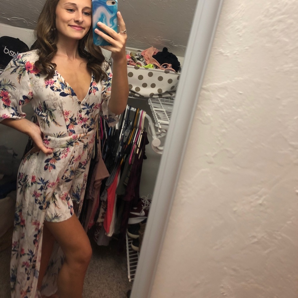 Floral romper/dress